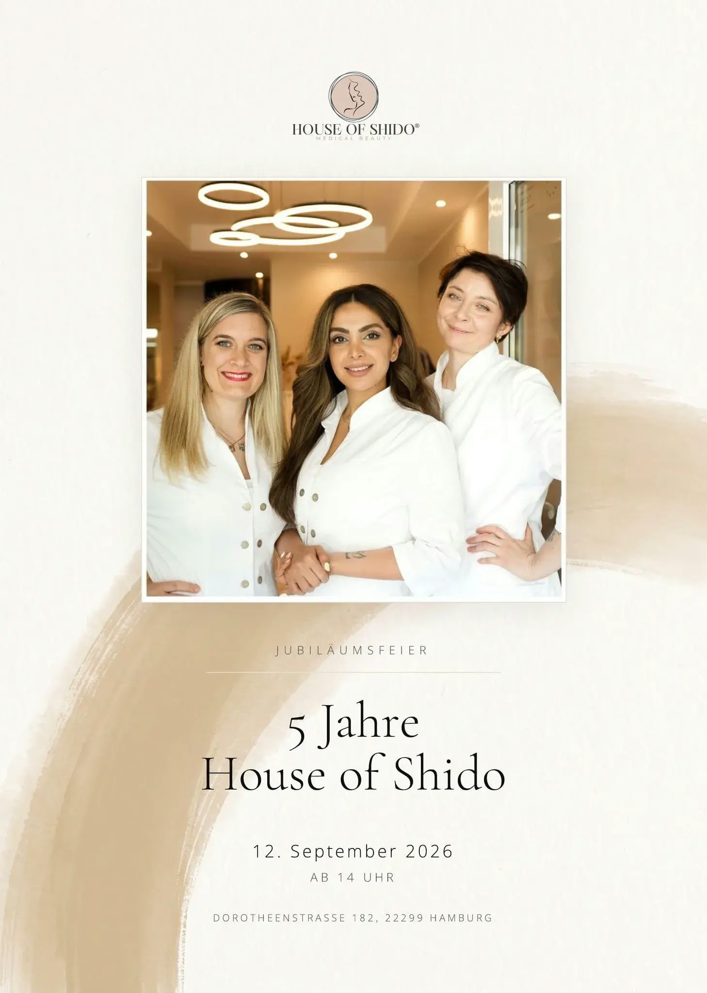 Einladung zur Jubiläumsfeier: 5 Jahre House of Shido am 12. September 2026 ab 14 Uhr in der Dorotheenstraße 182 in Hamburg