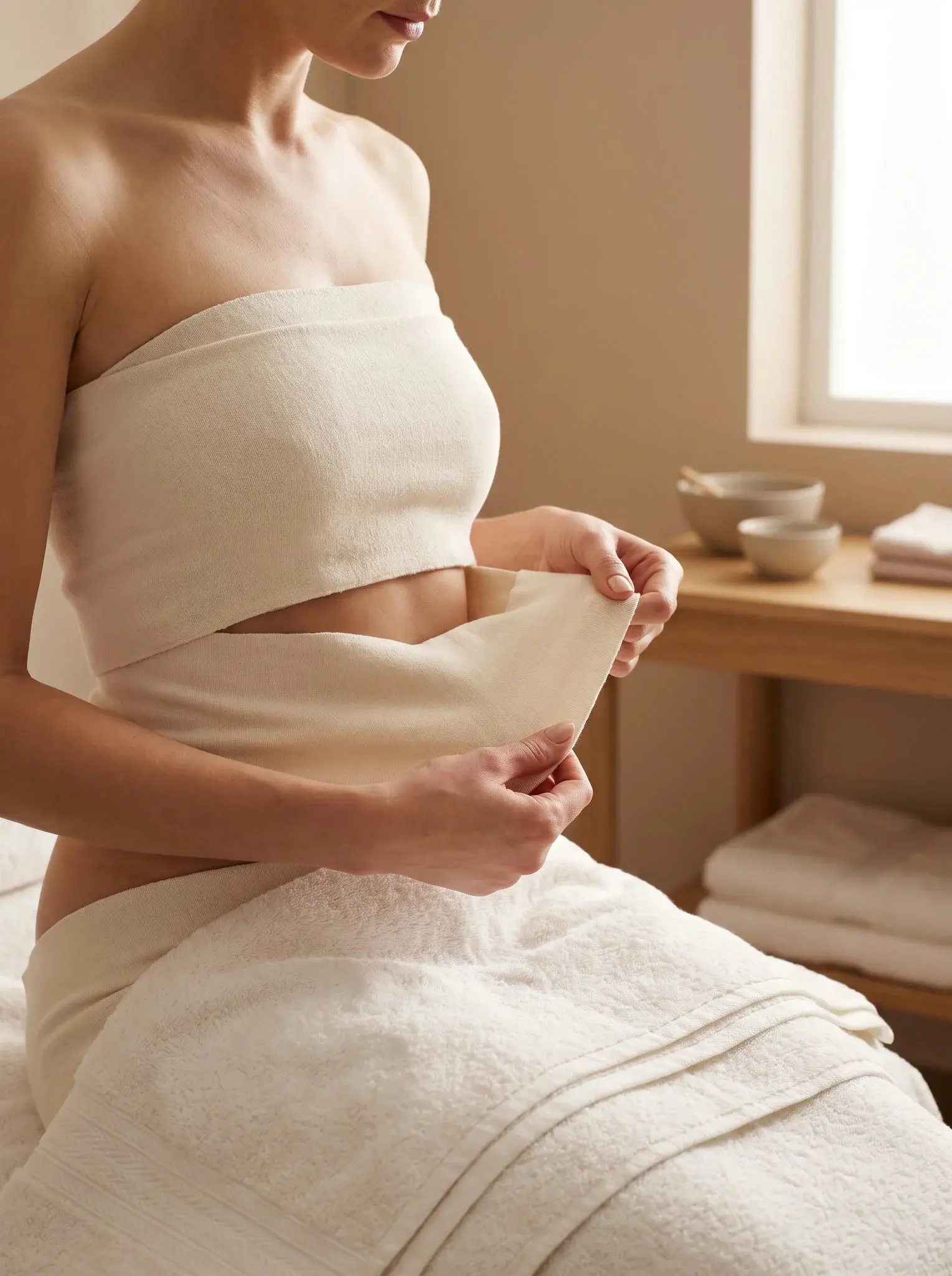 Bodywrapping-Behandlung im House of Shido