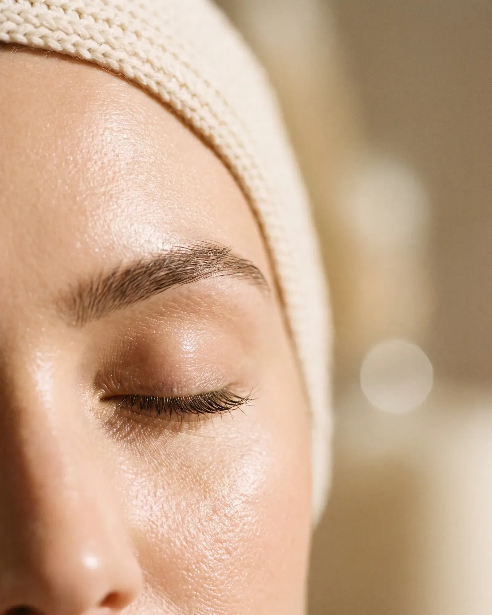 Ergebnis eines Wimpernliftings im House of Shido — natürlich geschwungene Wimpern in Nahaufnahme